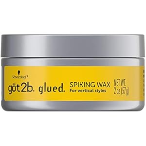 Got2b Glued Spiking Hair Wax, Fierce Holding Power, 2 oz