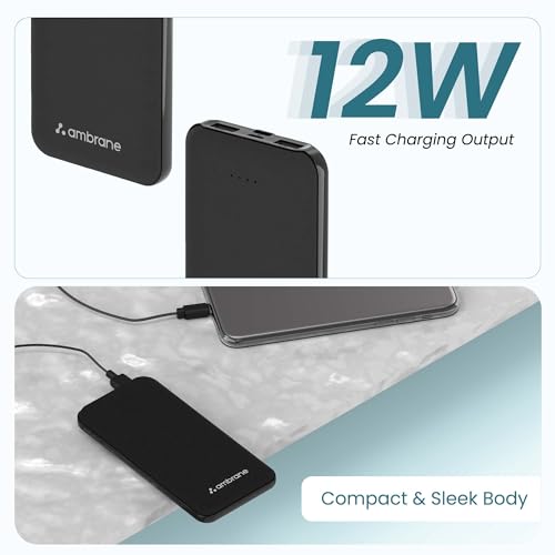 Image of Ambrane Neos 11 10000mAh Power Bank Black
