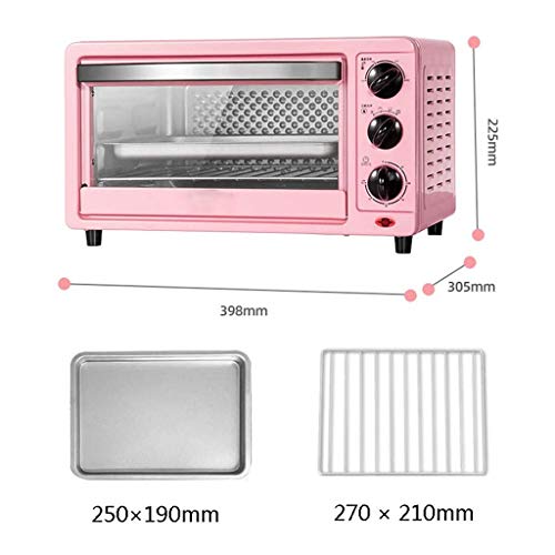 LYKYL Mini 14L Toaster, Multi- functie roestvrijstalen afwerking met Timer- Toast- Bake- Broil Instellingen, Natural… - Image 3