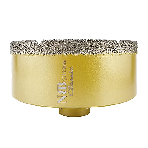 NBB vacuum brazed diamond hole saw with M14, Classic Golden type