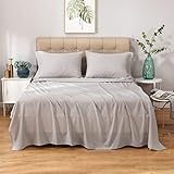Greeneasy Queen Sheet Set, 4 Pieces Hotel Luxury Queen Size Sheets - Breathable & Cooling Queen Bed