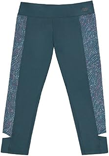 New Balance Girls' Big Performance Crop, Outter Banks/Achieve, 14