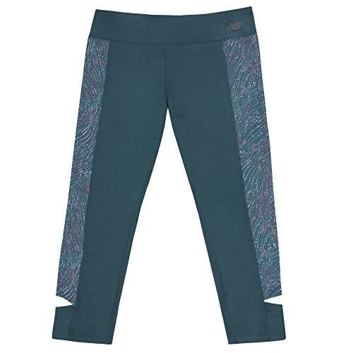 New Balance Girls' Big Performance Crop, Outter Banks/Achieve, 14