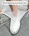Waterproof Shoe Covers, Rain Shoe Covers Transparent Reusable Non Slip Shoe Cover for Outdoor Women and Men