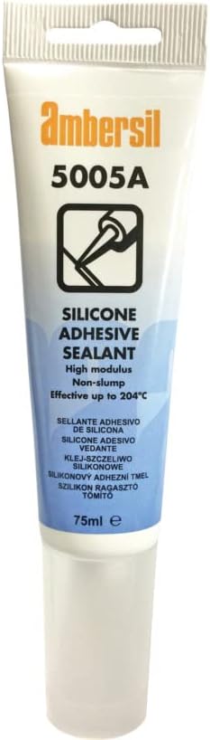 Ambersil5005A Silicone Sealant Clear, 75ml