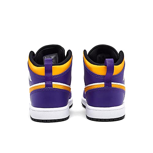 Little Kid's Jordan 1 Mid Dark Concord/Taxi-White-Black (DQ8424 517) - 114