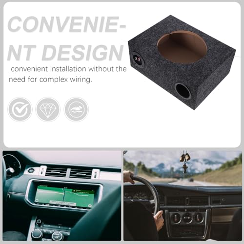 Caisson subwoofer de voiture 10 pouces bois ABS performance sonore et installation simple