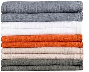 %100 Saf Pamuk 10'lu Set Müslin Bebek Ağız Mendili, Ter Bezi - Görsel 1