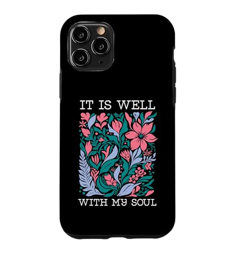It Is Well With My Soul �N���X�`���� �y���� ���g�� ���B���e�[�W �ԕ� �X�}�z�P�[�X iPhone 11 Pro �p