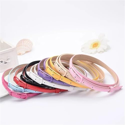 Belts for Women, Ladies Fine Belt Japanese Word Buckle PU Ladies Fashion Belt Thin Waist Skirt2