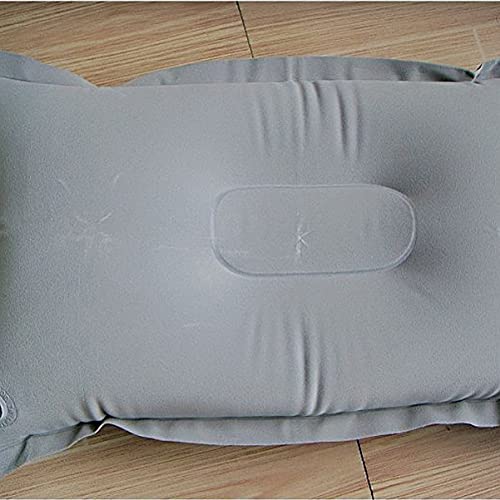 Almohada inflable ergonómica gris tamaño mediano miniatura 2