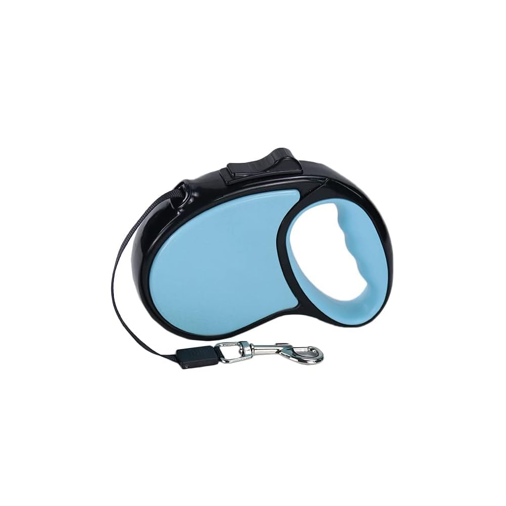HomeFast Pet Traction Rope Retractable Dog Polyester Leash Pet Walking Leash 360°Tangle-Free Dog Leash with Braking System Retractable Dog Leash Non‑Slip Reliable for Pet Trainer Camping (Blue, 5M) (B0CQPC5RFM) Amazon Price History, Amazon Price Tracker