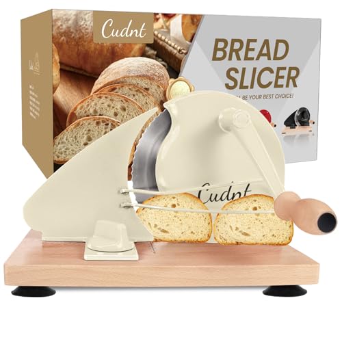 Manual Stainless Steel Bread Slicer with Adjustable Thickness