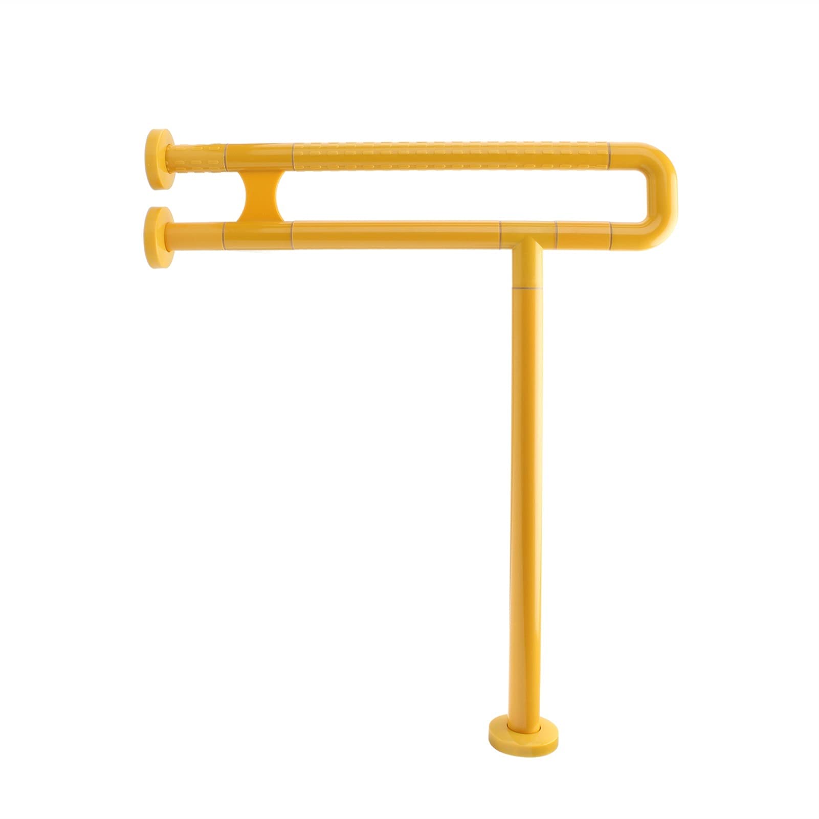 FKXSXAZ Toilet Safety Rails Adjustable Frame Rack Anti-slip Shower Grab Bar Handrail for Elders Pregnant Bar(Yellow 69B)