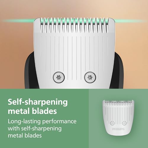 Image of Norelco Philips All-in-One 9000 Series 25-Piece Trimmer - Electric Shaver and Clipper for Face, Beard, Head & Body, Self-Sharpening Full Metal Blades, 27 Length Settings (0.5-20 mm), MG9580 /40