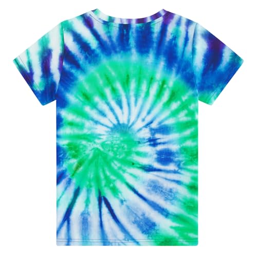 Image of Boys Tie Dye Shirt Size 4-14 Hippies Senior Rainbow Tees T Shirts for Kids | Tees T shirts for Kids