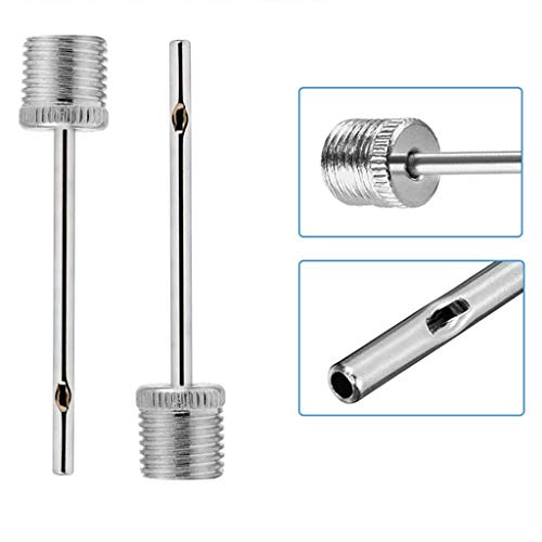 YIJU 30pcs Bola Bomba Agulhas Adaptador Inflator Agulha Pino de aço Inoxidável com Caixa de Armazena