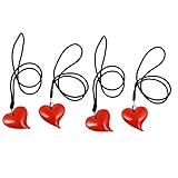 BESTonZON 2sätze Stroller Clips Herzform Multifunktionale Bettdeckenhalterung Anti-kick Clip Für Babydecken Praktisch Für Kinderwagen Sicher Und Warm Geschenkidee