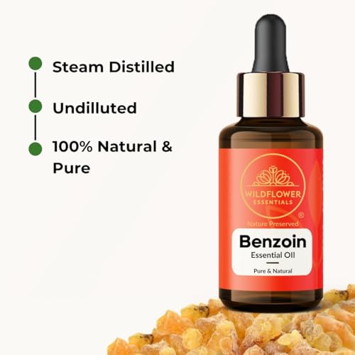 Image of Benzoin Essential Oil (Styrax Benzoin) Pure | Viscous Texture | Rich Aroma | Unisex | All Skin Types | for External Use Only | Natural Extract | Steam Distilled 15ml (0.5 oz)