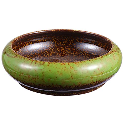Gatuida Maceta suculenta Plantas florero vivero vasijas de Barro para gallinas y Pollitos maceteros pequeño decoración Vintage suculentas decoración de Mesa Maceta Creativa cerámica Green