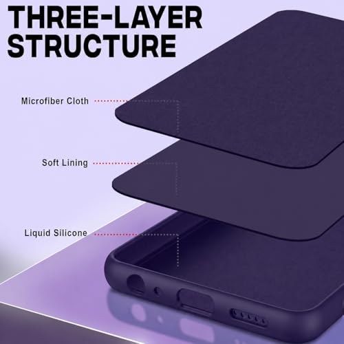 Image of FIRST MART Matte Silicone Back Cover for Motorola G37 Power - Purple