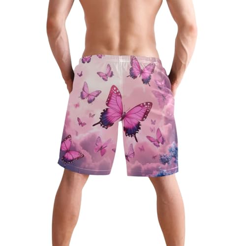 Mens Swim Trunks with Pockets Beach Shorts with Mesh 4 Way Stretch Quick Dry Board Bathing Beach Swimwear3