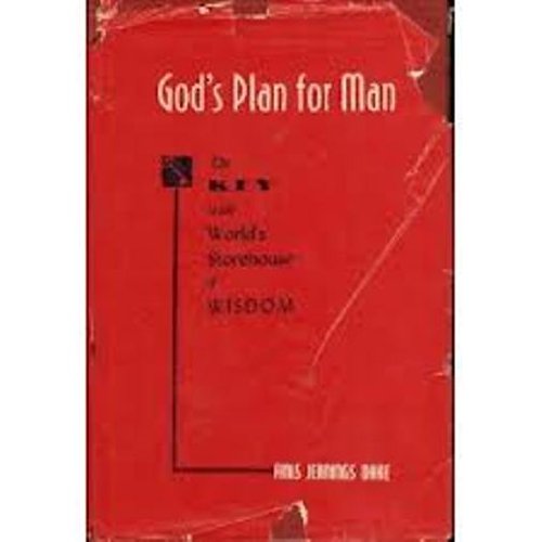 God's Plan for Man B00AUBG8VO Book Cover