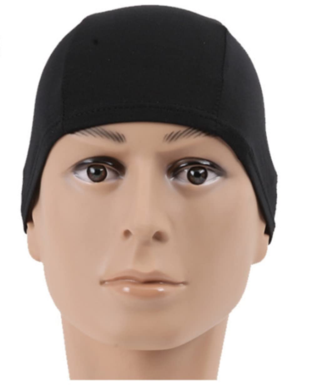 LATRAT 3 Swimming Cap Solid Color Nylon Fabric Bathing Cap Unisex Anti Slip Swimming Cap for Long and Short Hair Athletes Swimming Cap for Adults - Image 3