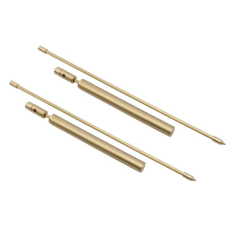 VIGAN 2PCS Copper Handheld Dragon Seeking Dowsing Rod Outdoor Energy Water Witching Adjustable Detector Professional Detachable Tool