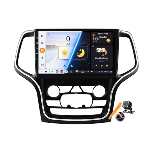 Estéreo 2 DIN para Grand Cherokee WK2: Pantalla de 10'' con Android Auto y BT