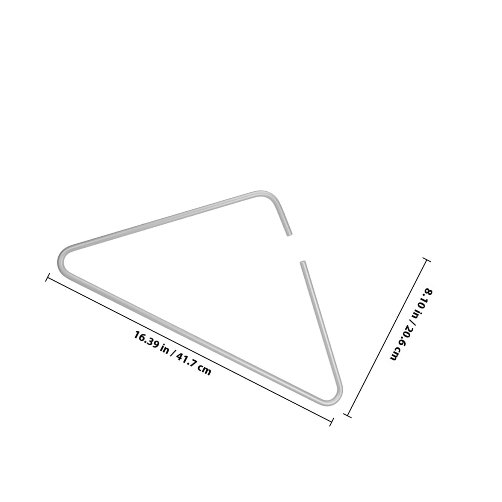 SOLUSTRE Grucce Solide Design a Triangolo Aperto in Lega di Alluminio Set da 5 Argento Tatto Confortevole e Salvaspazio per Camicie e Abiti in Armadio