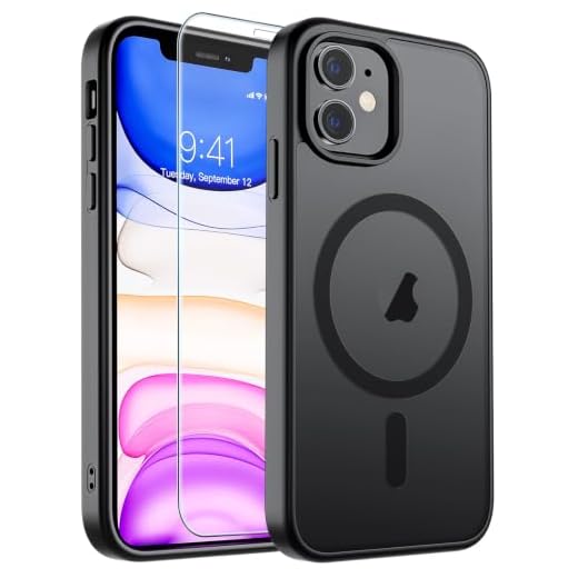 SUPFINE Magnetic for iPhone 11 Phone Case Black