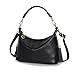 Small and Beauty Kleine Damentasche Umhängetasche Kleine Schultertasche Handtaschen Citytasche PU Leder Leichte Tasche Alltagstasche für Fahrten Einkauf Alltag mit Viele Reißverschluss Fächer
