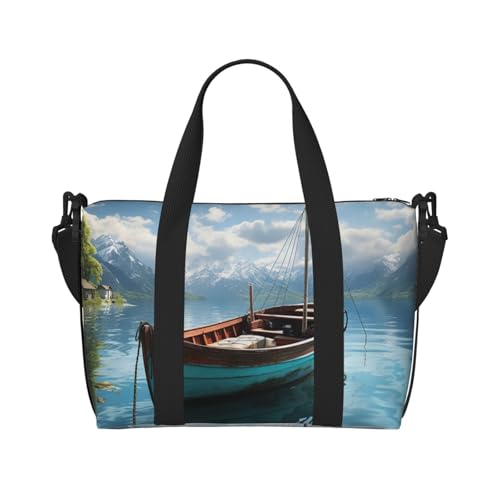 Travel Duffel Bags Personal Item Bag Carry on Luggage Bag Training Handbag Lightweight Waterproof Sports Gym Bag Fishing Boat Weekender Bag for Women Men