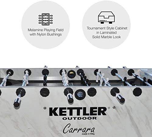 image for KETTLER Carrara Outdoor Foosball Table with 360 Degree Goalie Rotation