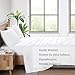 Casa Platino Bedding Sheets & Pillowcases,100% Brushed Microfiber Pre-Washed Queen Sheet Set,Ultra Soft and Breathable Bed Sheets for Queen Size Bed,15 inch Deep Pocket White Queen Sheets