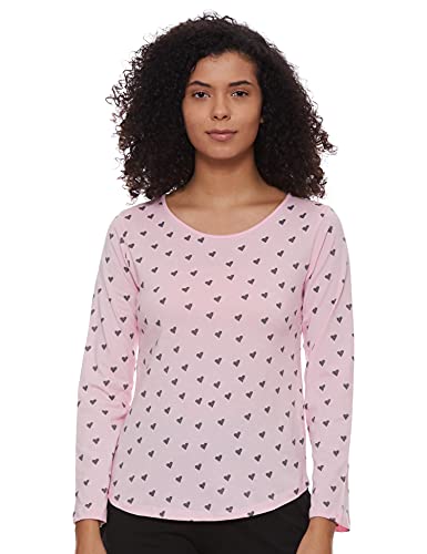 Image of A.T.U.N. (ALL THINGS UBER NICE) Womens Printed Cotton Long Sleeve Regular T-Shirt (Pack of 3)