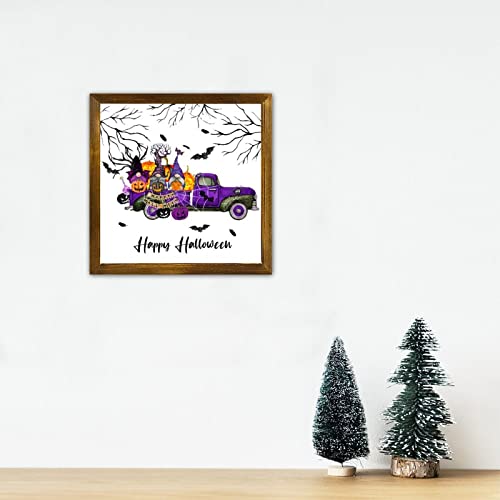 Panneau bois Halloween solution décoration murale rapide et sans perçage