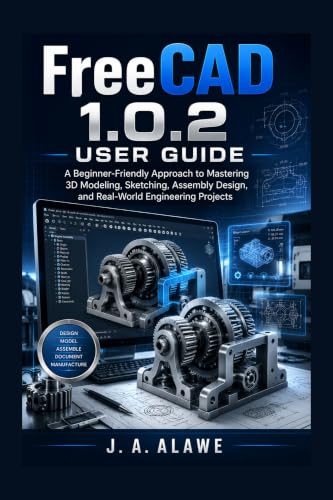 FreeCAD 1.0.2 user guide: A Beginner-Friendly Approach to Mastering 3D Modeling, Sketching, Assembly Design, and Real-World Engineering Projects