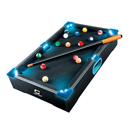 Cipton Small Table Top Kids Games, Pool Table, Air Hockey Table, Soccer Foosball Table, Perfect For Indoor And Outdoor Games, Portable, Mini Table Top Games, All Accessories Included #TOP23