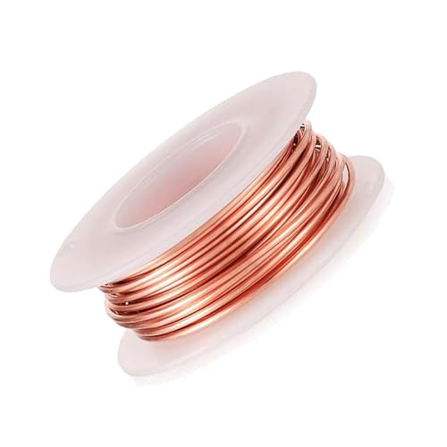 Copper Wire, 1.3mmx10m Bonsai Wires Pure Copper Gardening Wires Bendable 16 Gauge Metal Wire Bare for Gardening Plants Jewelry Making and Art Crafts