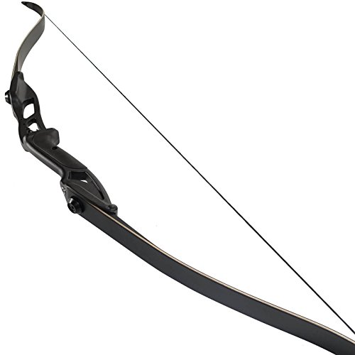 Mandarin Duck Phantom 56" Take Down Recurve Bow - Right Handed Hunting Arrow Rest, 35Lb #TOP1