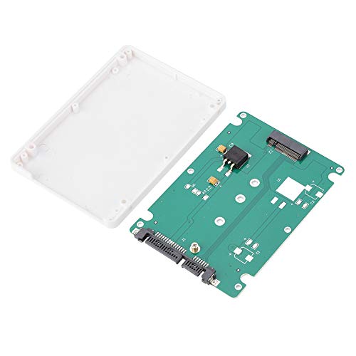 Zoeyilan M.2 SSD NGFF to SATA Adapter Card, Converter Adapter, Solid State Drive Converter Card for Upgrade M.Book Air (White)