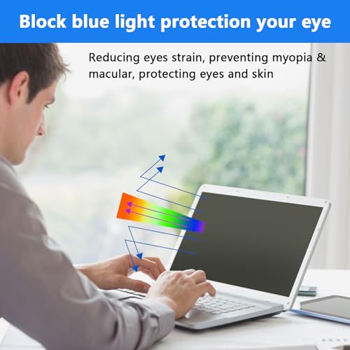 Filtro de privacidad antideslumbramiento y luz azul de 20.1" 4
