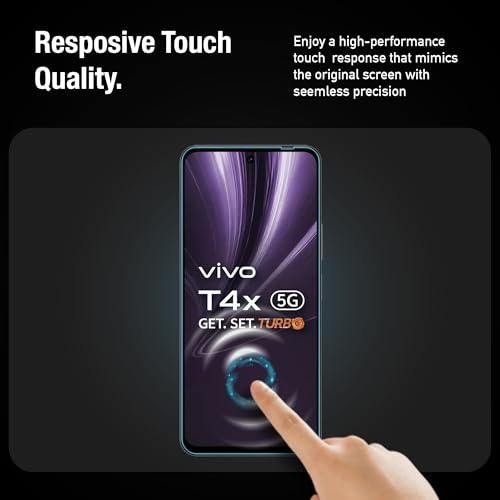 Image of Supershieldz NeoGuard HD+ Tempered Glass Screen Protector Guard for iQOO Z10x, Vivo Y31 Pro and Vivo T4X, 9H Hardness | Case-Friendly | Easy Installation Kit