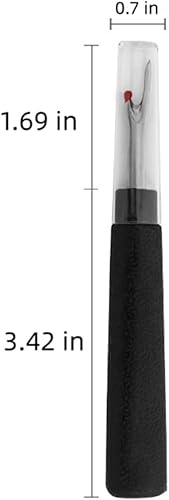 Miniatura 2 de 5 piezas de desgarradores de costura, removedor de hilo de costura afilada con asas ergonómicas para patrones de trabajo de agujas y ropa de costura