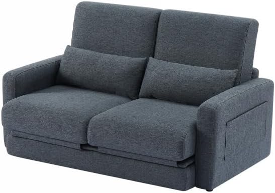 2 Seater Sofa 収納付き ファブリック 両側に肘掛け付き 木脚 2 Seater Sofa 収納付き ファブリック 両側に肘掛け付き 木脚