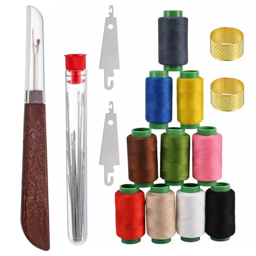 41Pcs Steel Sewing Needles Kit Big Eye Steel Needles for Hand Sewing Steels Needle Sewings Kits Large Eye Steels Sewings Needle for Hand Sew