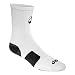 ASICS Team Tiger Crew Socks, White/Black, Large