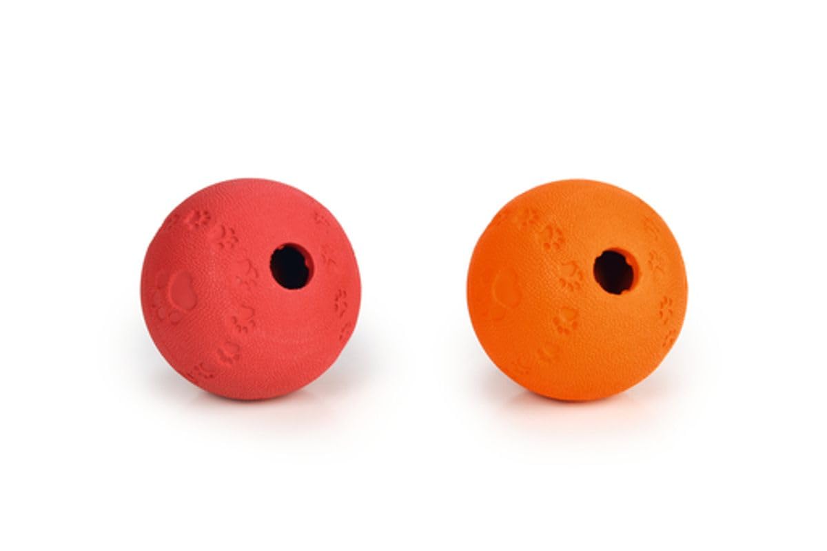 Beeztees Köpek Oyuncağı, Ödül ve Oyun Topu, Kauçuk, Çeşitli Renklerde, 11,5cm